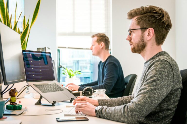 All in one marketing platform dashboard on laptop